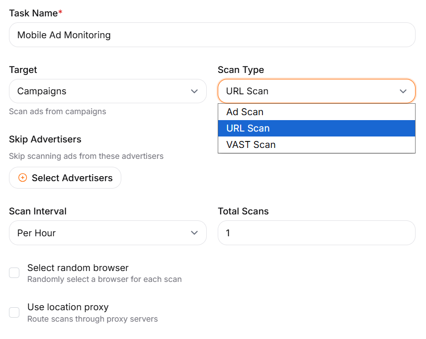 ad monitoring